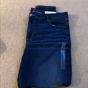 American Eagle Outfitters Women's Dark Blue Jeggings